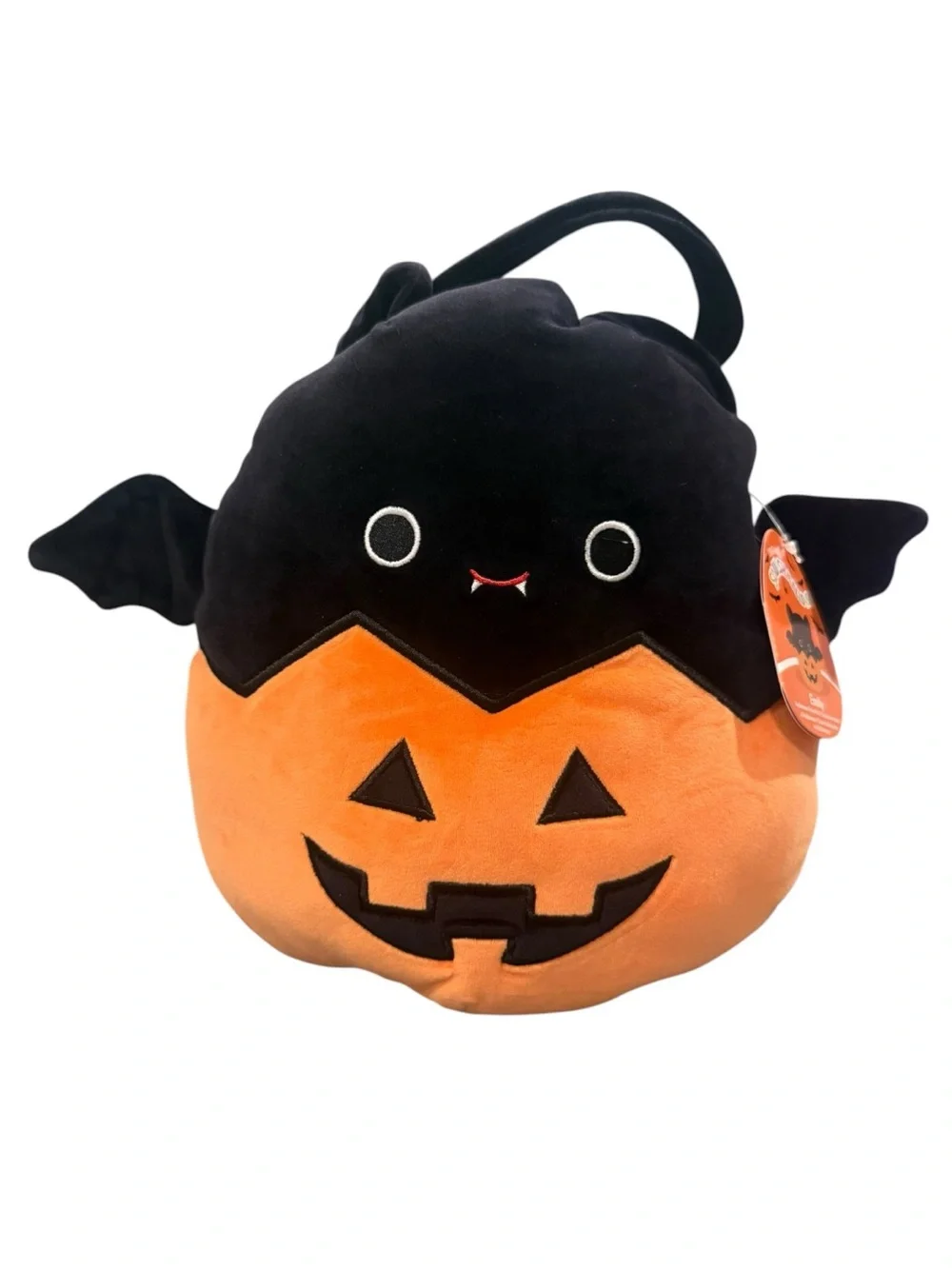 Squishmallows Emily Bat Halloween Treat Pail Plushie Collectible Toy Candy Bucke